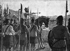 Robert the Bruce at Bannockburn (Wiki Commons)