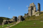 Ruins of Corfe Castle today (Jim Champion)